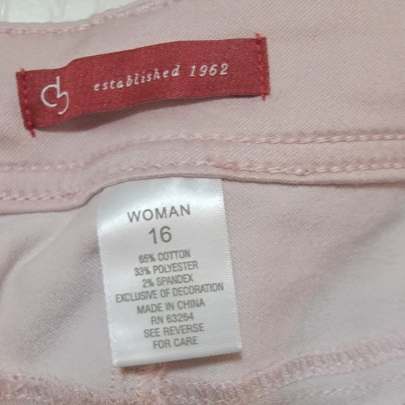 DRESSBARN LIGHT PINK SIGNATURE FIT SKINNY PANTS - Picture 8 of 9